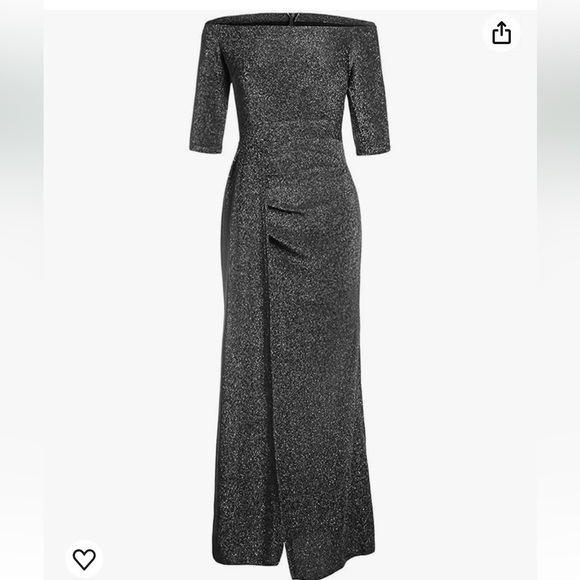 Gray maxi Occassion Dress - Picture 10 of 15